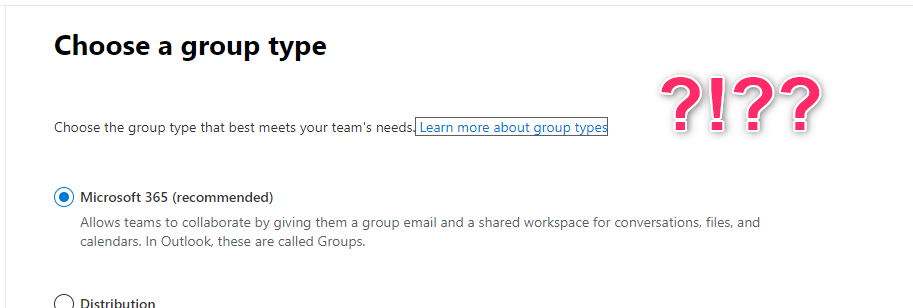 M365 Gruppe? Verteilerliste? Shared Mailbox? Oder doch ein Team?