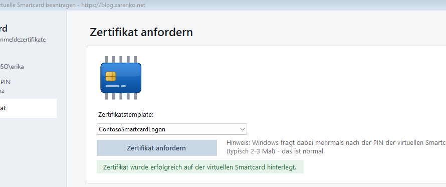 VSC-Wizard: Virtuelle Smartcards für alle – nicht nur für Admins